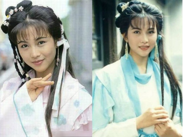 
Vẻ đẹp tròn đầy tựa như ngọc của Á hậu Hong Kong 1991 khi đóng phim cổ trang của TVB.
