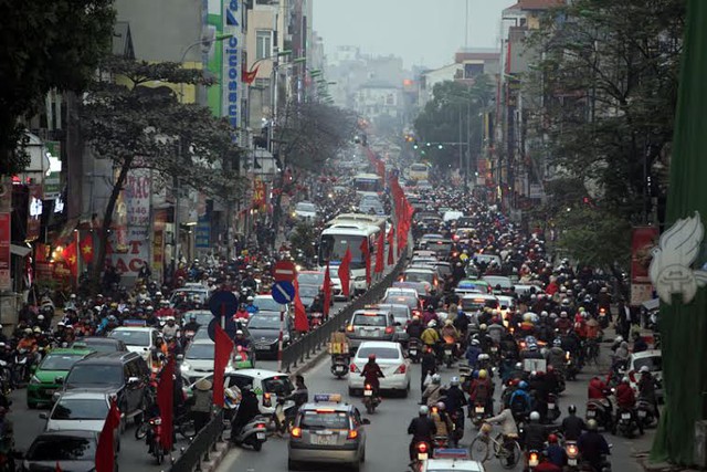 Tắc đường, đường trên cao, Hà Nội