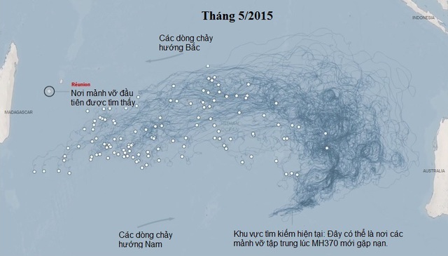 MH370, máy bay, mất tích, hành trình tìm kiếm, mảnh vỡ, trôi dạt, hướng đi