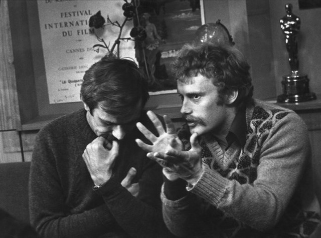 16. Bức ảnh Cuộc trò chuyện đồng điệu của N. Mikhalkov và D. Olbrychski  chụp năm 1970/ Tác giả Galina Kmit