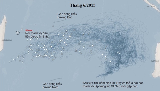 MH370, máy bay, mất tích, hành trình tìm kiếm, mảnh vỡ, trôi dạt, hướng đi