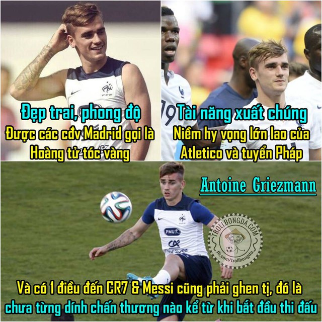 Antoine Griezmann quả là đáng đồng tiền bát gạo.