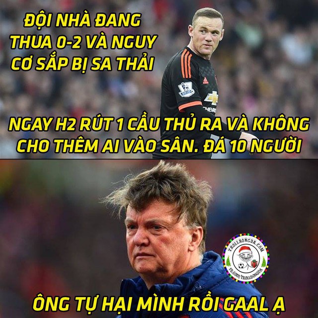 Sai lầm nối tiếp sai lầm, ghế của Van Gaal càng ngày càng lung lay.