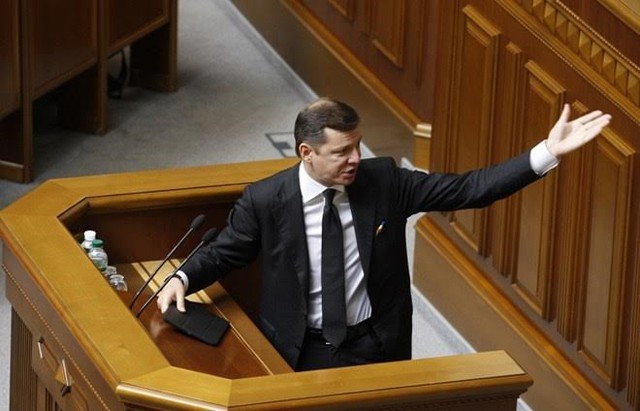 
Thủ lĩnh đảng Cấp tiến Ukraine Oleg Lyashko.
