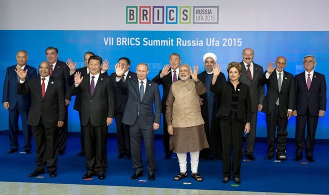Nguyên thủ nhóm BRICS tại Hội nghị thượng đỉnh Ufa vừa qua