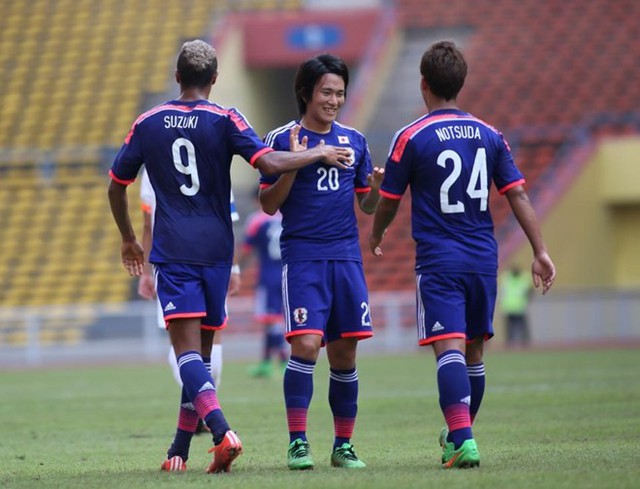 U23 Nhật Bản đã thắng U23 Macao tới 7-0 ở trận đầu tiên