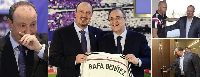 Benitez tới Real và chính thức nhậm chức HLV trưởng Los Blancos