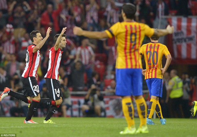 Thực tế, Barca đã tung ra đội hình mạnh nhưng thi đấu sa sút còn Bilbao lại quá xuất sắc và may mắn.