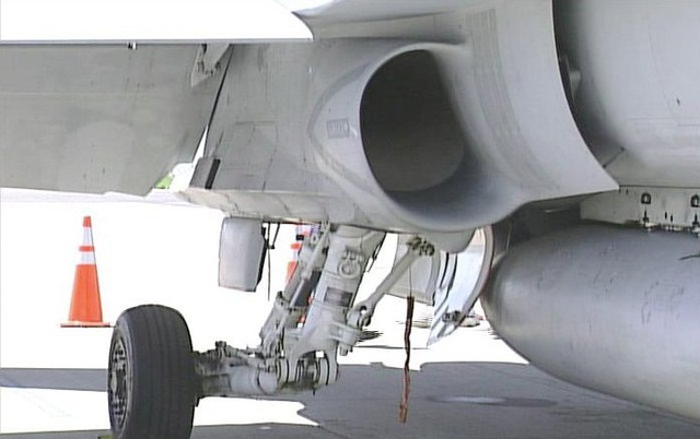 Cửa hút khí của F/A-18A có hình chữ D và có tấm xẻ khí cố định nằm phía trước