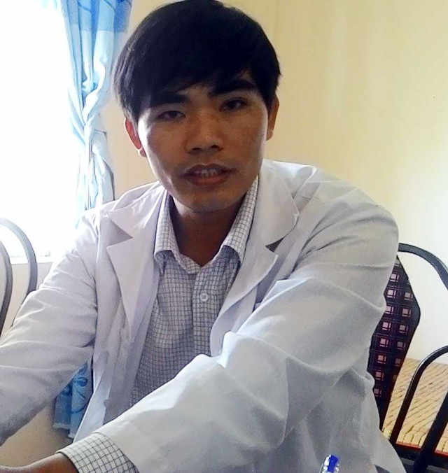 Bác sĩ Nguyễn Công Phương- người trực tiếp khám siêu âm 2 lần cho sản phụ Trần Thị Chợ.