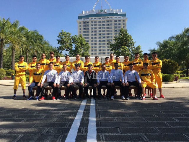 Giải giao hữu Yunnan - ASEAN 2015 là cơ hội để HLV Phan Thanh Hùng thử nghiệm các cầu thủ trẻ lẫn ngoại binh. Ảnh: TX.