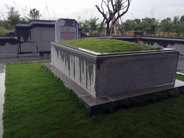 Khu mộ chính nơi ông Nguyễn Bá Thanh an nghỉ