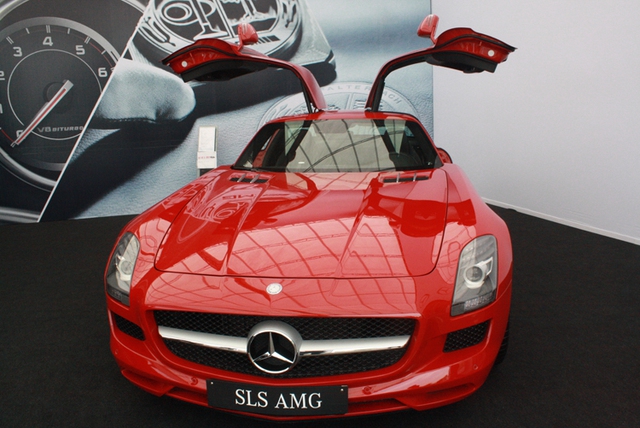 Can canh sieu xe cua canh chim Mercedes SLS AMG