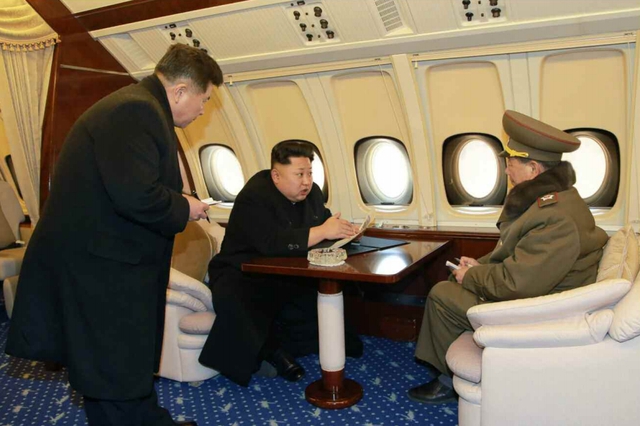 Những hình ảnh bên trong chuyên cơ của lãnh đạo Triều Tiên Kim Jong-un