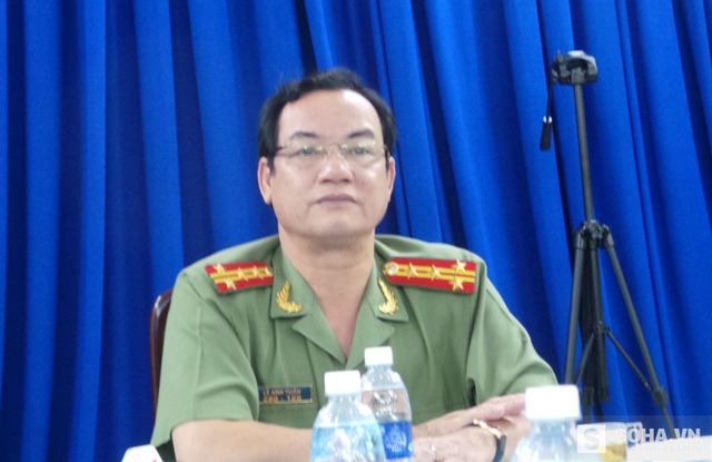 Đại tá Lê Anh Tuấn thông tin về vụ việc