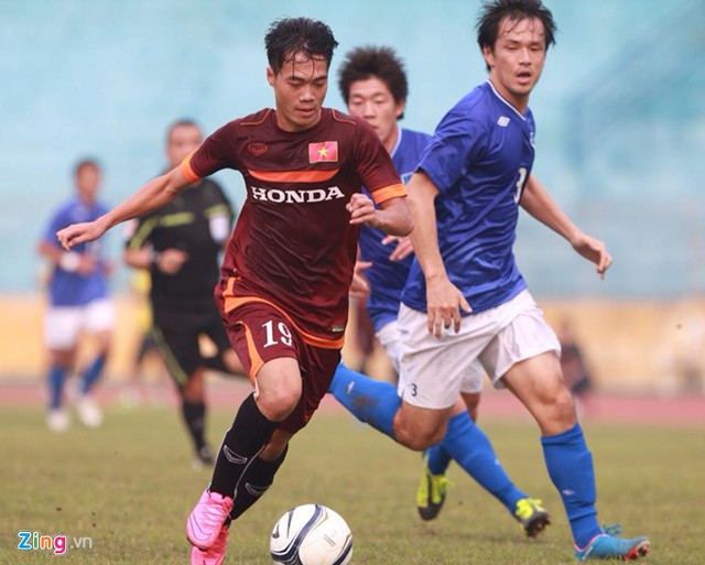 Các cầu thủ U23 Việt Nam đã có một trận đấu thất vọng trước ĐT bán chuyên Nhật Bản. Ảnh: Zing