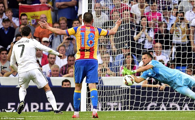 Sự bế tắc bị đẩy lên đến đỉnh điểm khi Ronaldo đá hỏng quả penalty.