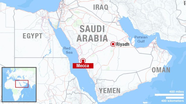 
Mecca là thánh địa của người theo đạo Hồi. (Ảnh đồ họa: CNN)

