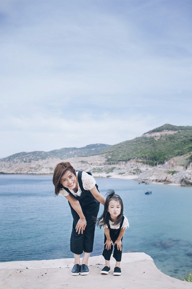 Minh Tâm và cô con gái nhỏ đáng yêu, YeJin.