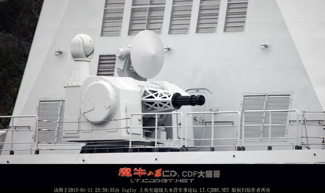 Đặc điểm dễ nhận thấy là nước này đã thay thế hệ thống CIWS Type-730 bằng hệ thống Type-1130 mới nhất.