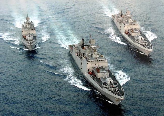 
Khinh hạm thuộc đề án 11356 được Nga đóng cho Hải quân Ấn Độ.
