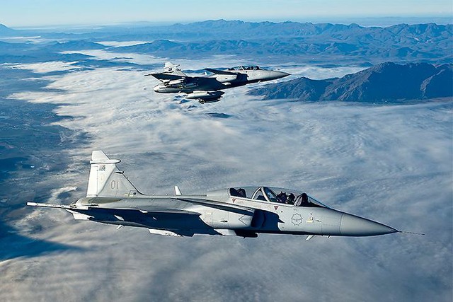 Máy bay JAS-39 Gripen trong biên chế SAAF