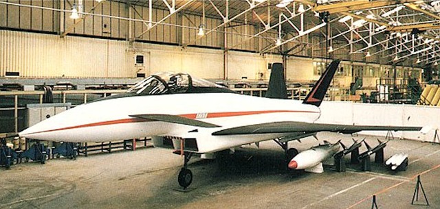 Mẫu máy bay thử nghiệm cho chương trình ACA, dựa theo mô hình P.110 của BAe