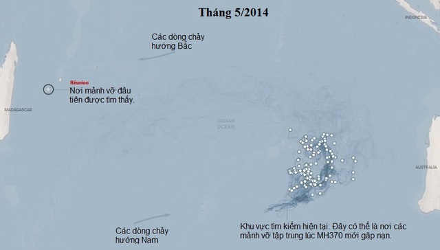 MH370, máy bay, mất tích, hành trình tìm kiếm, mảnh vỡ, trôi dạt, hướng đi