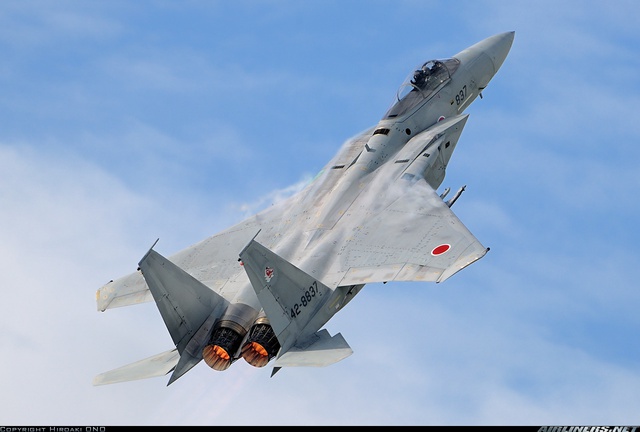 Sau đó, Mỹ bán giấy phép và chuyển giao công nghệ sản xuất cho Tập đoàn Mitsubishi lắp ráp F-15J/DJ tại Nhật Bản.