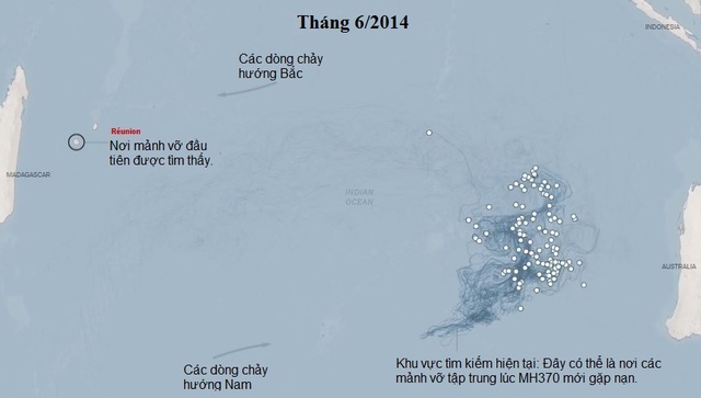 MH370, máy bay, mất tích, hành trình tìm kiếm, mảnh vỡ, trôi dạt, hướng đi