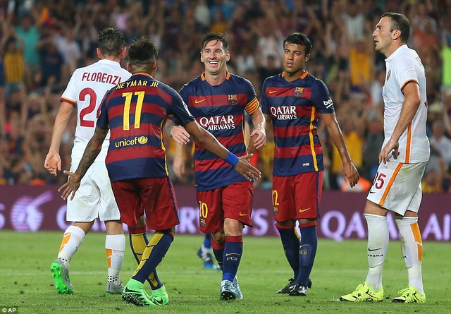 Trận này, Barca thắng 3-0. Trước khi tình huống ẩu đả của Messi xảy ra, Neymar đã ghi bàn phút 26.