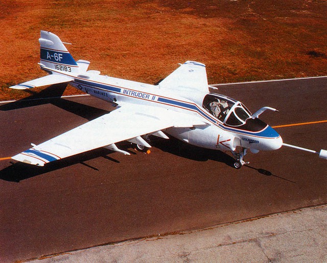 Nguyên mẫu máy bay tấn công đêm Grumman A-6F Intruder II, đây là chương trình nâng cấp dòng máy  bay tấn công A-6 Intruder với khả năng tấn công đêm. Vì đây dòng máy bay này có tầm bay xa và tải trọng mang vũ khí nhiều hơn so với F/A-18C+/D+ Night Attack Hornet. Tuy nhiên chương trình này đã bị hủy và Hải quân Mỹ muốn tài trợ cho chương trình A-12 Avenger II