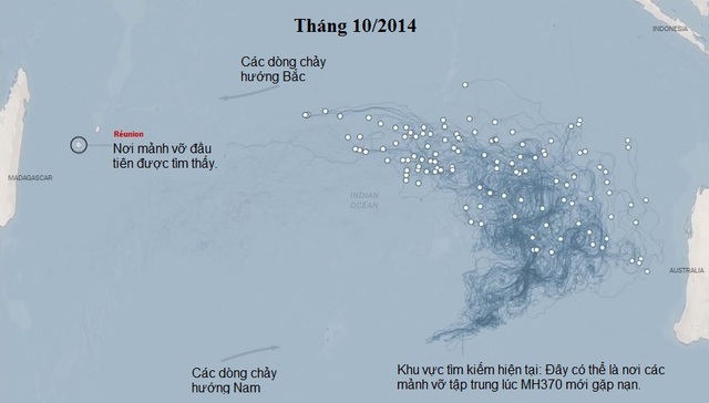 MH370, máy bay, mất tích, hành trình tìm kiếm, mảnh vỡ, trôi dạt, hướng đi