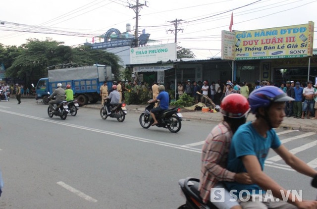 Hiện trường vụ tai nạn thương tâm