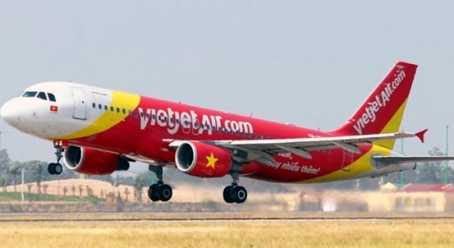 Một máy bay của Vietjet Air