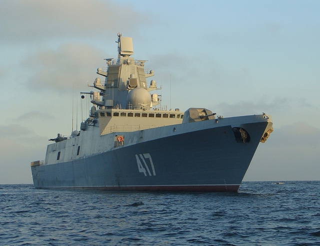 
Khinh hạm Admiral Gorshkov thuộc đề án 22350 của Hải quân Nga.
