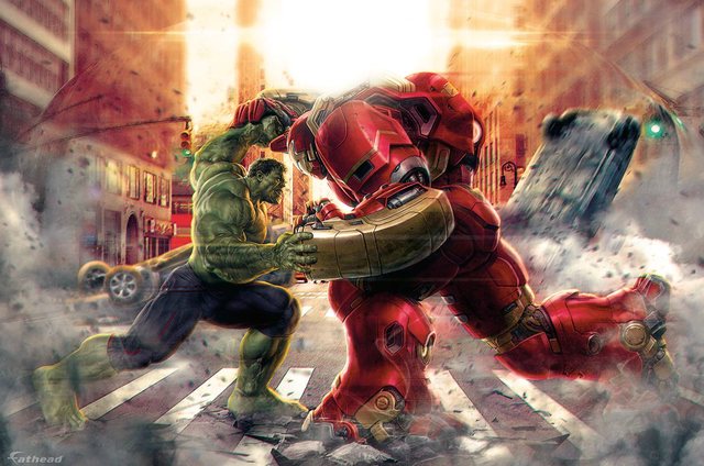 Màn đụng độ đẹp mắt giữa Hulk và Iron Man.