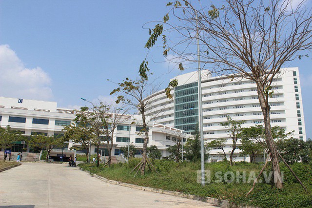 Khuôn viên Bệnh viện Ung thư Đà Nẵng
