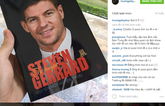 
Nhiều lần thể hiện sự hâm mộ với Gerrard.
