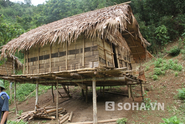 Căn nhà của anh Thọ nơi xảy ra vụ thảm sát kinh hoàng.