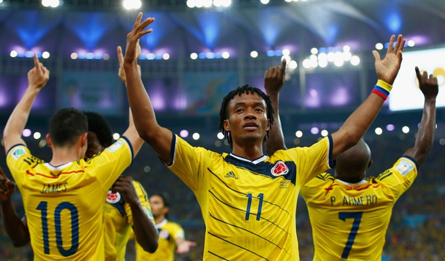 Thi đấu xuất sắc tại World cup 2014, Cuadrado đưa Colombia vào đến Tứ kết