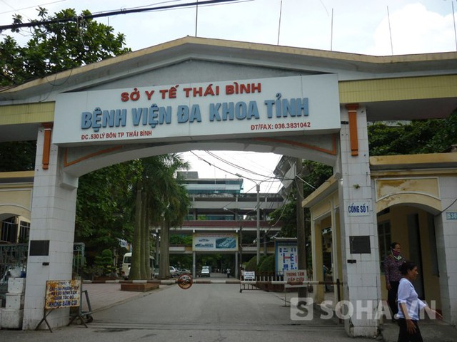 Bệnh viện Đa khoa Thái Bình nơi bà Đỗ Thị Huệ điều trị