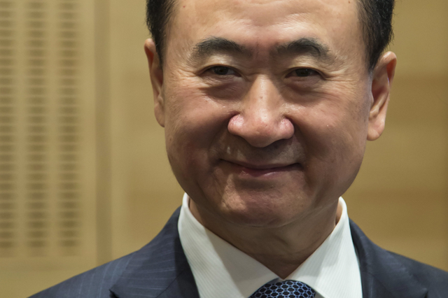 
Ông chủ tập đoàn Wanda, Trung Quốc Vương Kiện Lâm. Ảnh: Reuters
