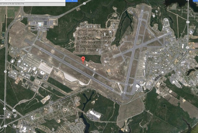 Sân bay quân sự Eglin tại Valparaiso, bang Florida (Hoa Kỳ), căn cứ của một đơn vị máy bay tiêm kích đa năng thế hệ 5 F-35
