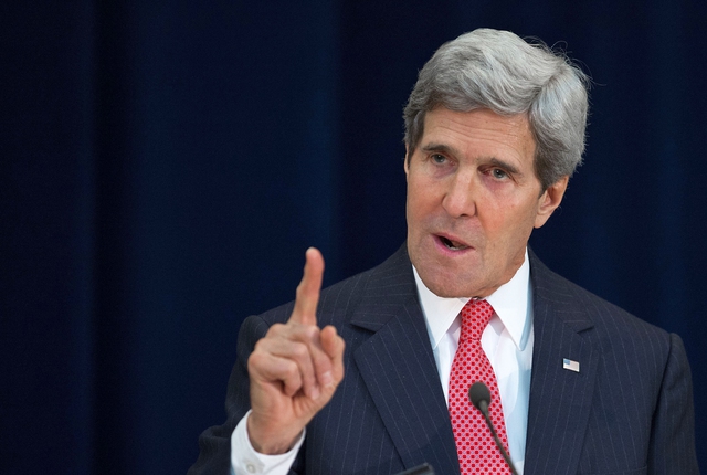 
Ngoại trưởng Mỹ John Kerry.
