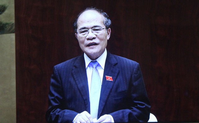 
Chủ tịch QH Nguyễn Sinh Hùng.
