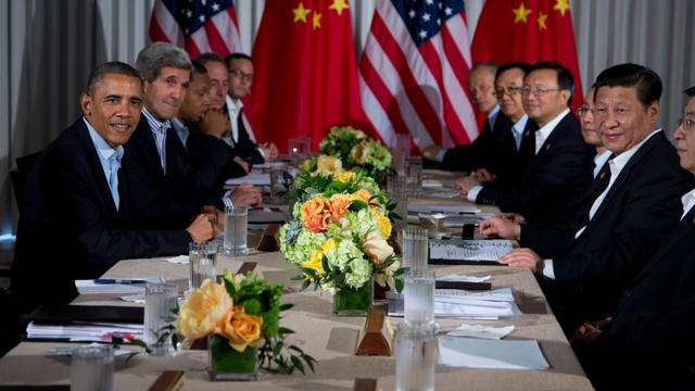 Con đường tơ lụa của Trung Quốc đang thách thức trục của Mỹ tại châu Á - Thái Bình Dương. Ảnh: AP