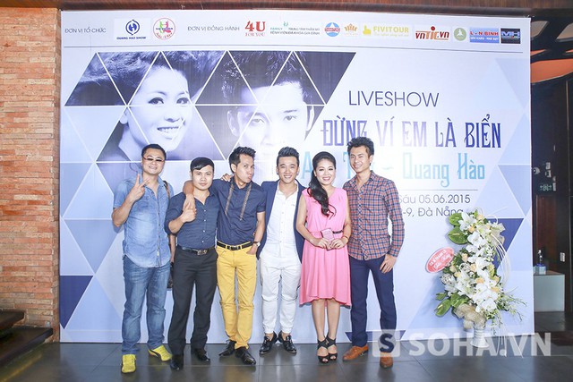 Được biết sau khi ra mắt album Đừng ví em là biển, Quang Hào và Anh Thơ sẽ tổ chức một đêm nhạc tại Đà Nẵng vào ngày 5/6/2015.