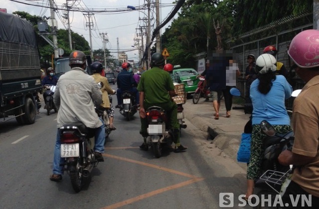 Đoạn đường nơi vợ chồng bà L. phát hiện con gái đi với bạn tình trong tình trạng tiều tuỵ và hô người dân phụ giúp bắt thanh niên giao cho công an xử lý