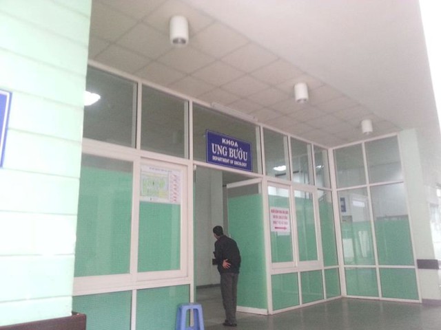 Khoa Ung bướu (BV Đà Nẵng) nơi ông Thanh đang nằm điều trị.